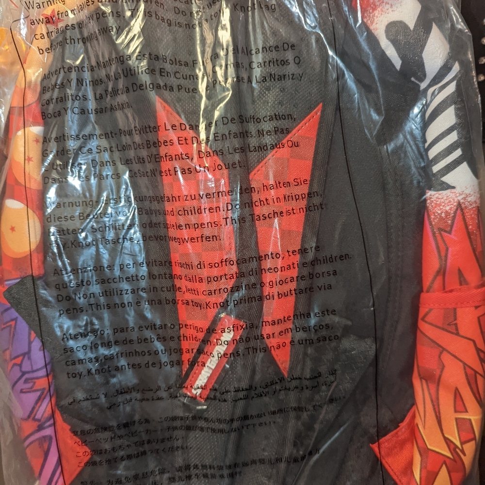 LIMITED EDITION SPRAYGROUND A.i.3 SHARK BITE BLACK GOLD MONEY BACKPACK (DLXV) - Picture 4 of 7